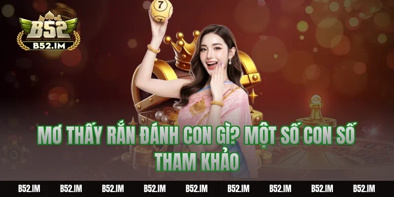 Mơ thấy rắn đánh con gì? Một số con số tham khảo